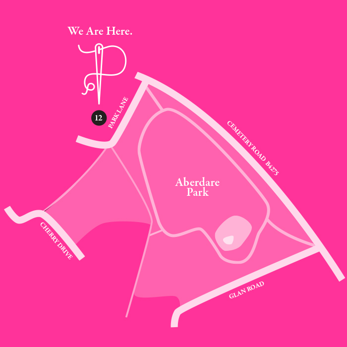 Map of Aberdare Park and the Location of Park Lane Alterations